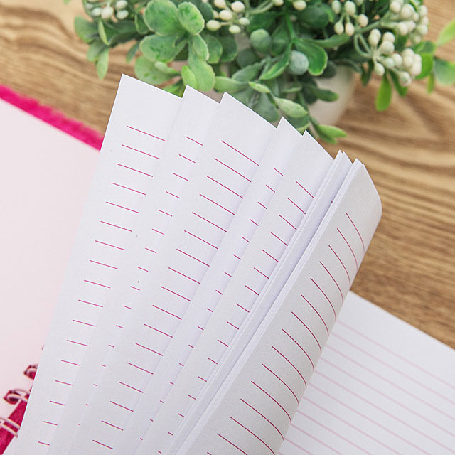China Pink Notebook Factory