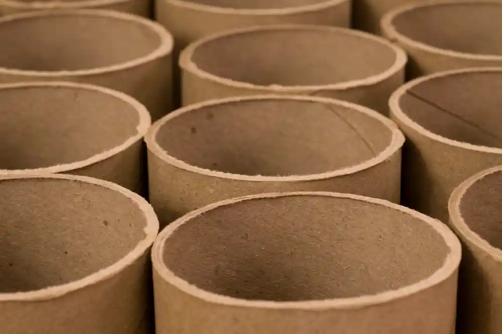 big cardboard tubes by cardboard tubes row