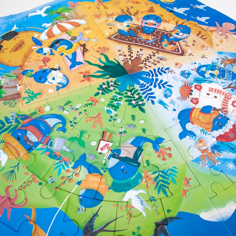 Kids Wooden Puzzle Custom