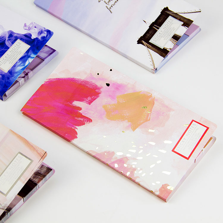 New Arrivals Printing Folding Memo Pad Custom Sticky Note Set
