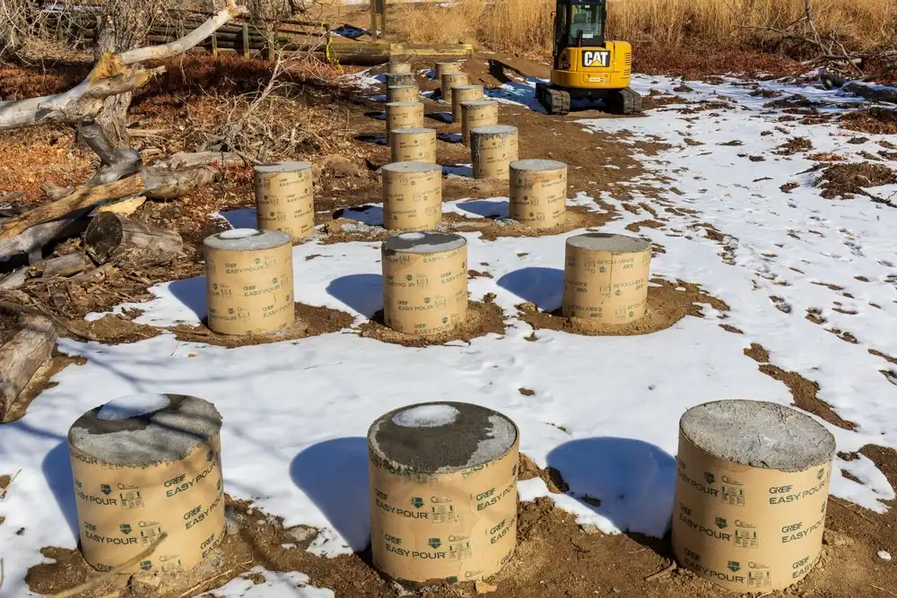Cardboard Concrete Forms