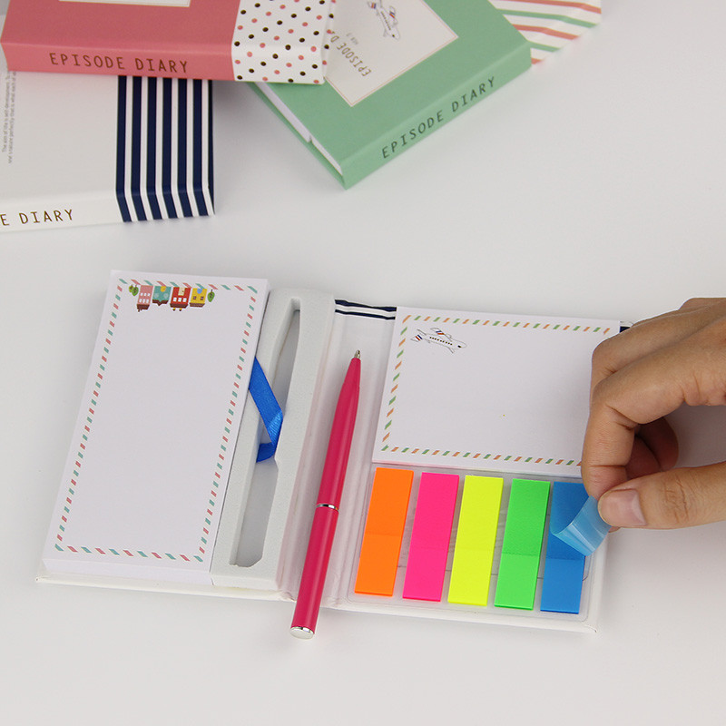 New Arrivals Notepad_note Pad And Pen Gift Set Custom Sticky Note Pad Notepad With Pen