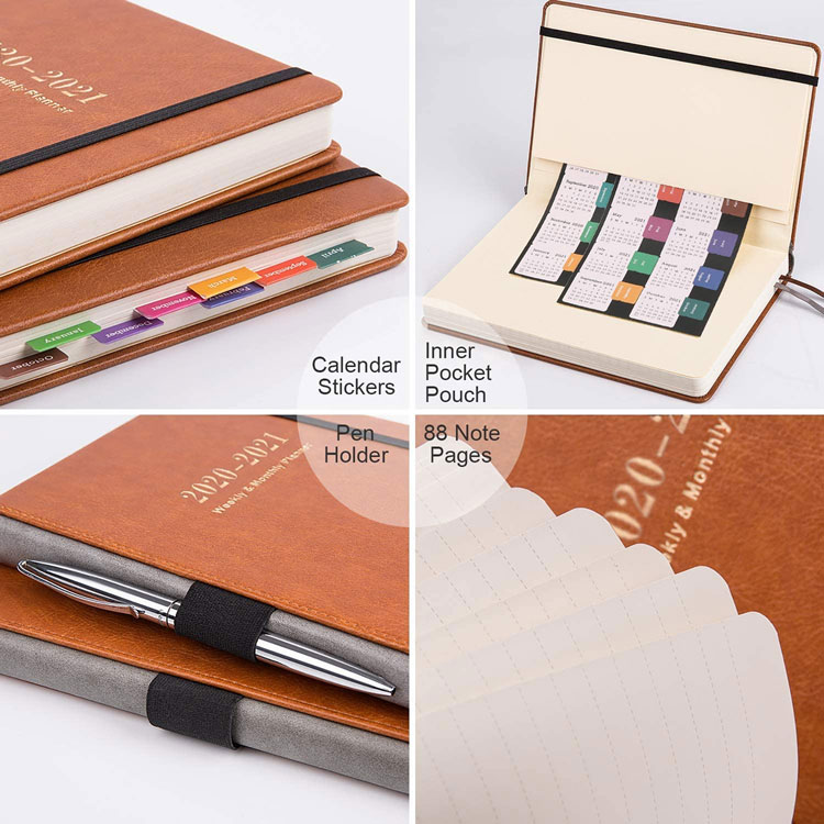 2021 Custom Agenda Planner Leather Notebook
