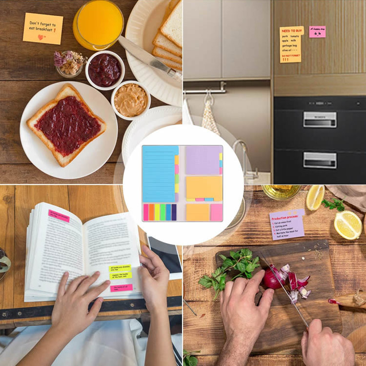 Personalized Memo Pad Sticky Notes Custom Logo Memo Pad Sticky Notes Book Set Customized