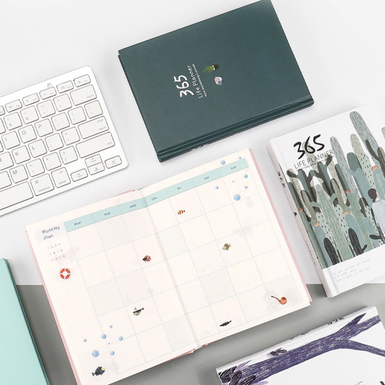 365 Planner Binder Calendar Travel Budget Yearly Planner Notebook