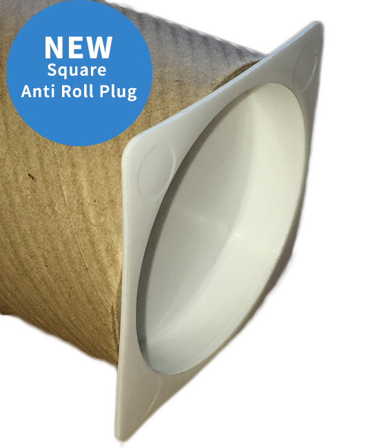 square-anti-roll-plug anti roll cardboard tube plug
