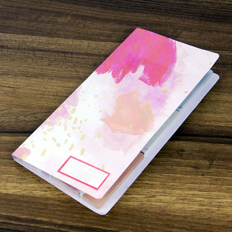 New Arrivals Printing Folding Memo Pad Custom Sticky Note Set
