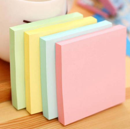 sticky note 100shets 76x76mm with ruled lines