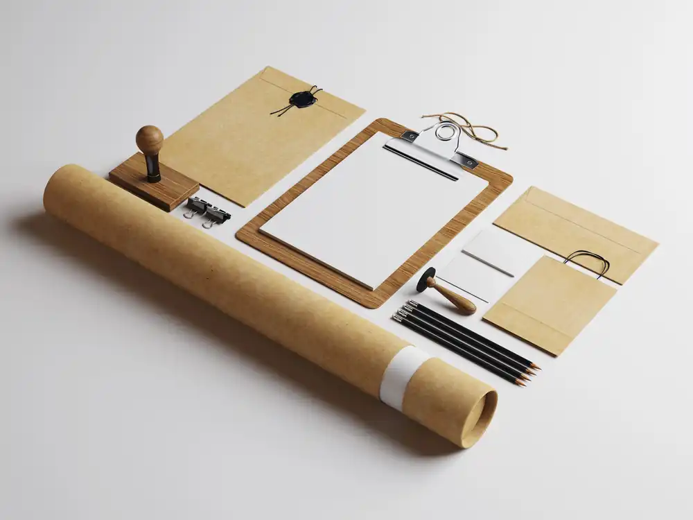 poster tube cardboard tubes uk flat lay